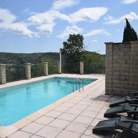 Peaceful In Les Vans, Ardeche With Pool בית נופש *